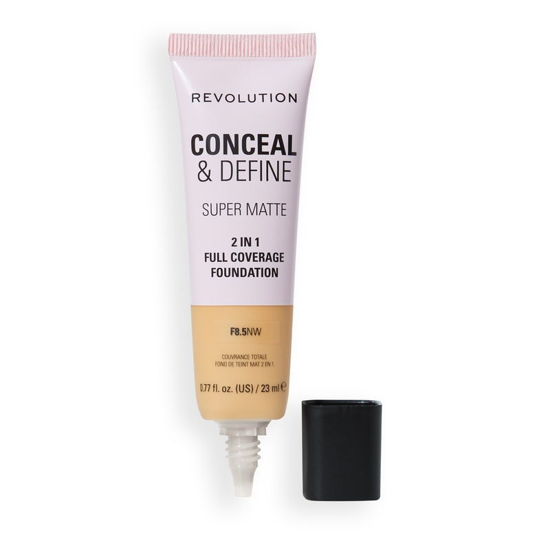 Revolution Fond de Teint Conceal And Define Mat -F8.5