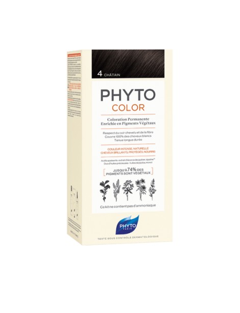 PHYTO PHYTOCOLOR COULEUR SOIN 4 CHATAIN