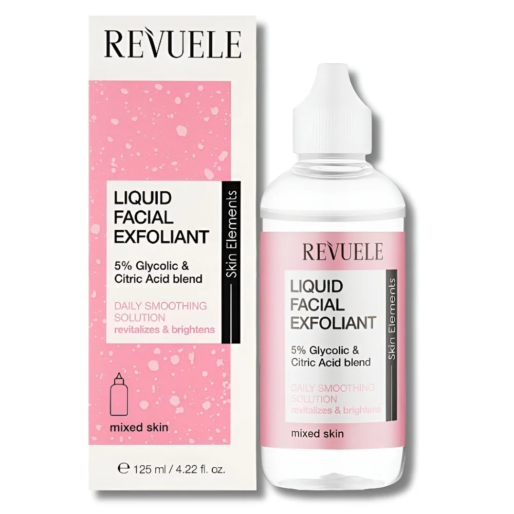 REVUELE - PEELING DOUX VISAGE 5% MÉLANGE D’ACIDE GLYCOLIQUE ET CITRIQUE 125 ML