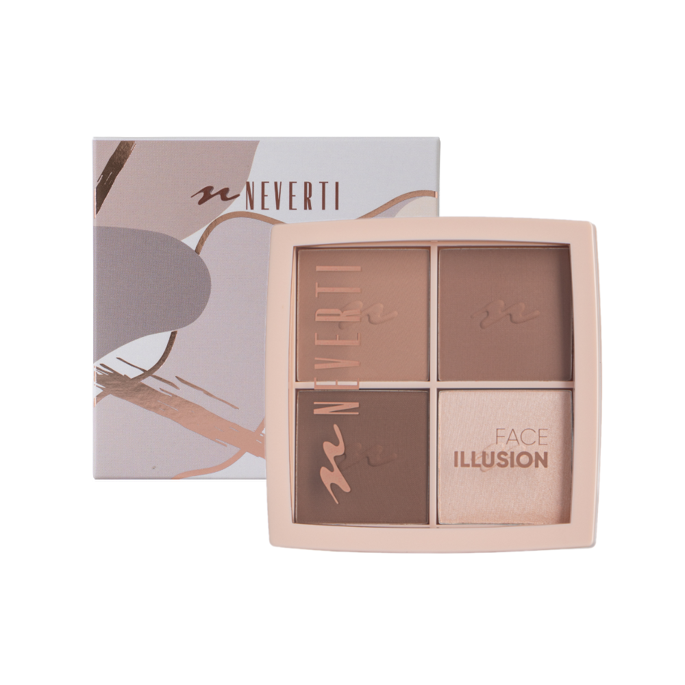Neverti Palette CONTOUR&Enlumineur Illusion F