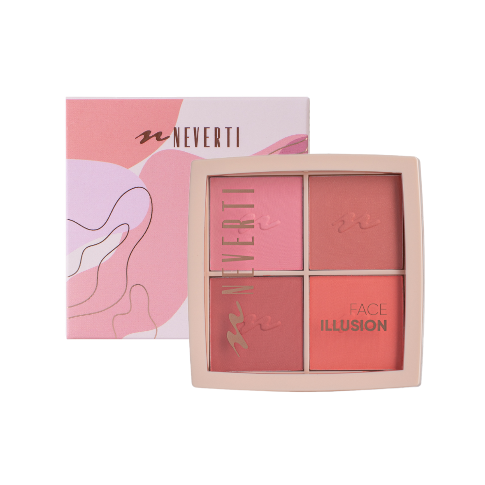 Neverti Palette Blush Face Illusion