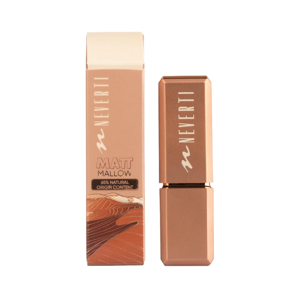 Neverti Matt Mallow Lipstick Pink Lies NP701.007
