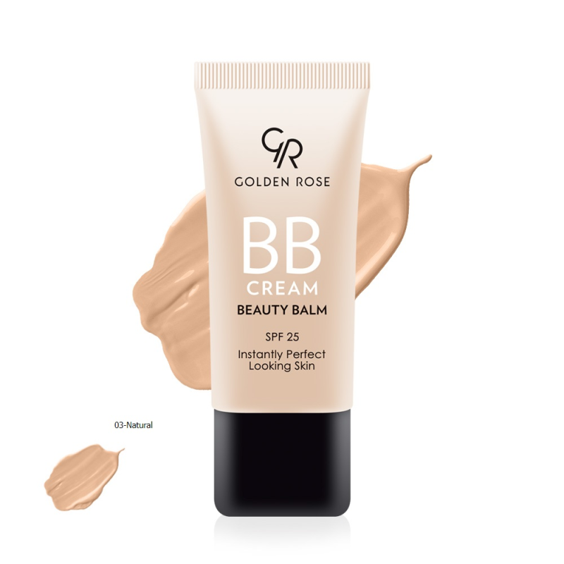 Golden Rose BB Cream Beauty Balm 30ml SPF25 03 Natural
