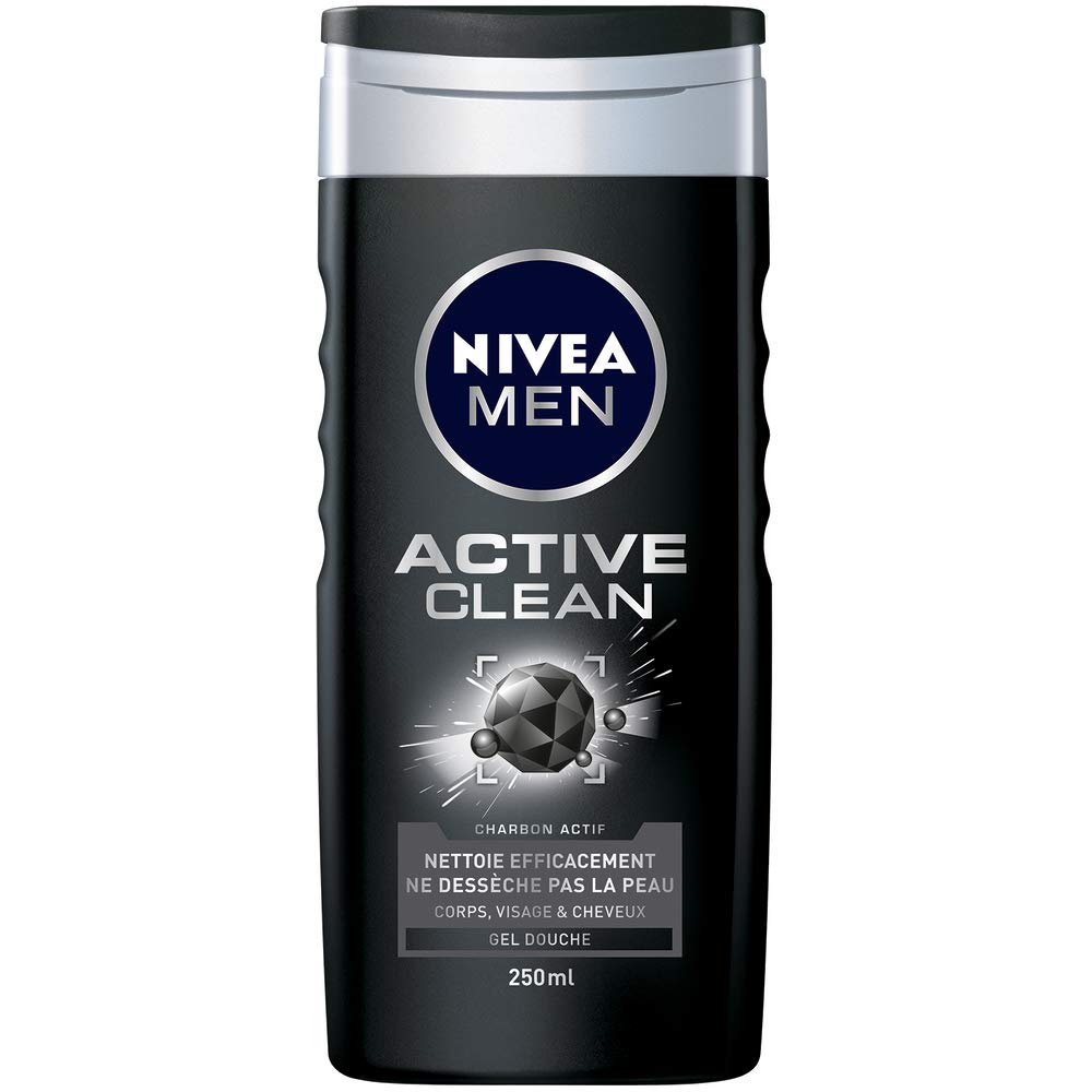 Nivea Active Clean Gel Douche Charbon Actif