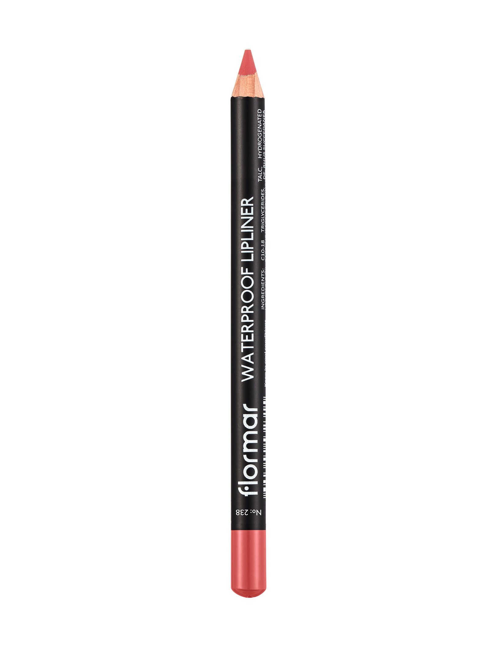 Flormar Waterproof Crayon à Lèvres Pcl-238 Pure Rose